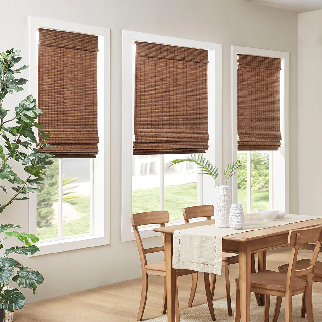 Eastfield Bamboo Light Filtering Roman Shade 64"L