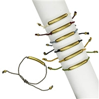 Nico Thread Bracelet, Brass, Assorted