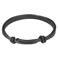 Bracelet with Knots, Black Iron