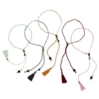 Tiny Beaded Bracelet, Mineral Tone Assortment, Set/5