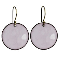 Earring - Round, Pink