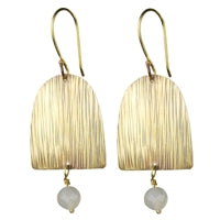 Marin Arch Earring, White Onyx - Sm