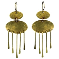 Double Oval Dangling Earring