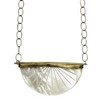 Zahara Necklace, Sunburst, Mother of Pearl