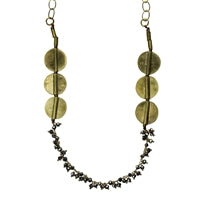 Necklace with Pyrite Strand