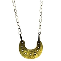 Sanouk Necklace, Brass