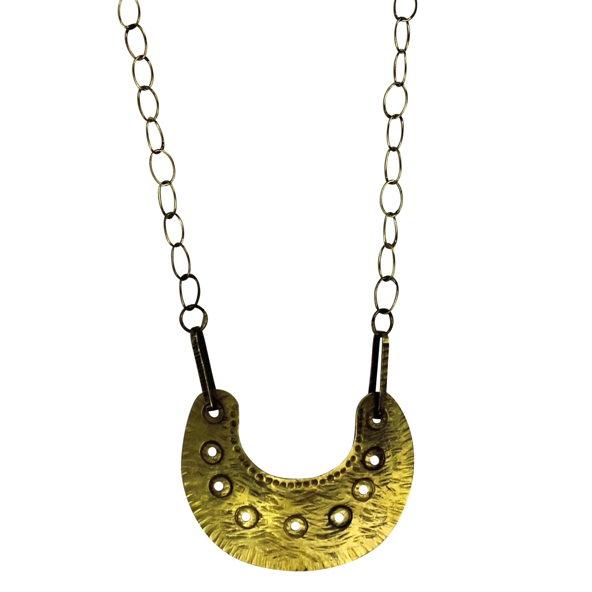 Sanouk Necklace, Brass