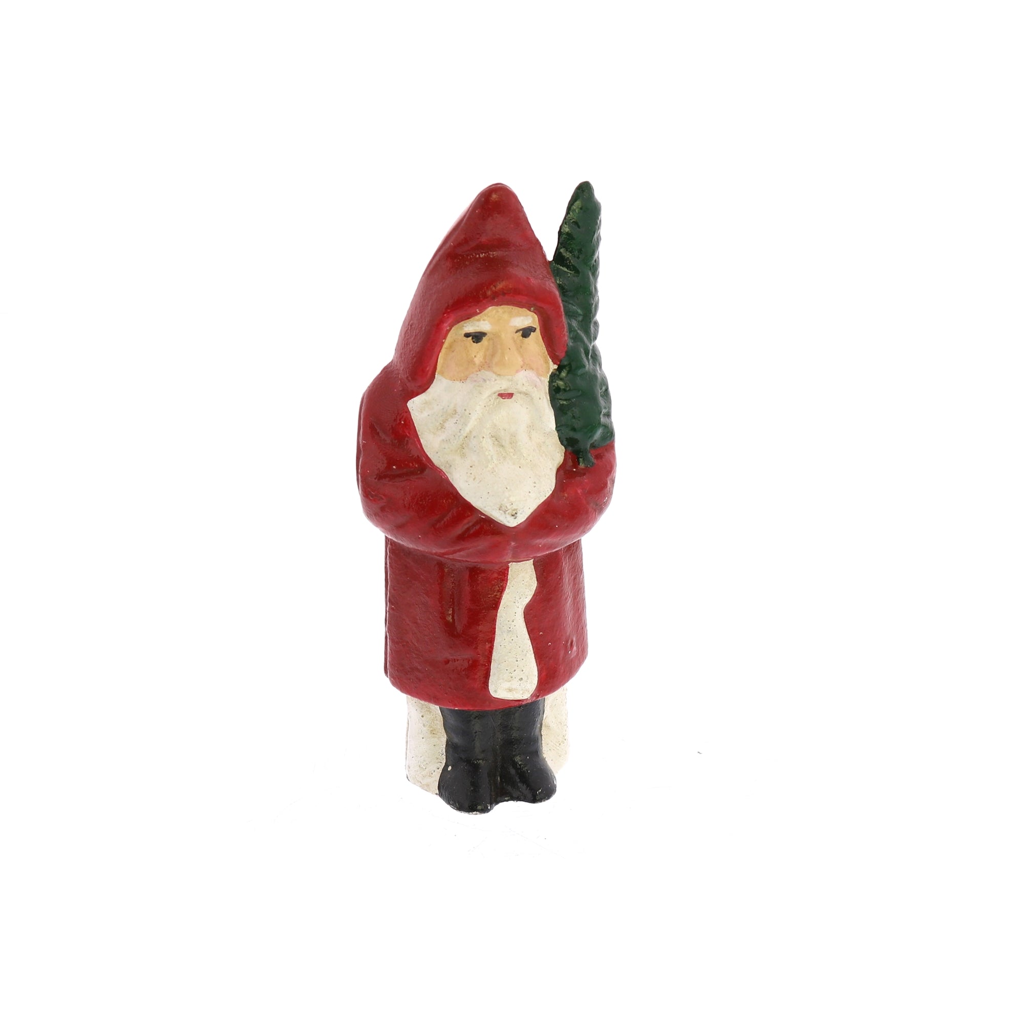 Santa with Tree, Cast Iron - Sm