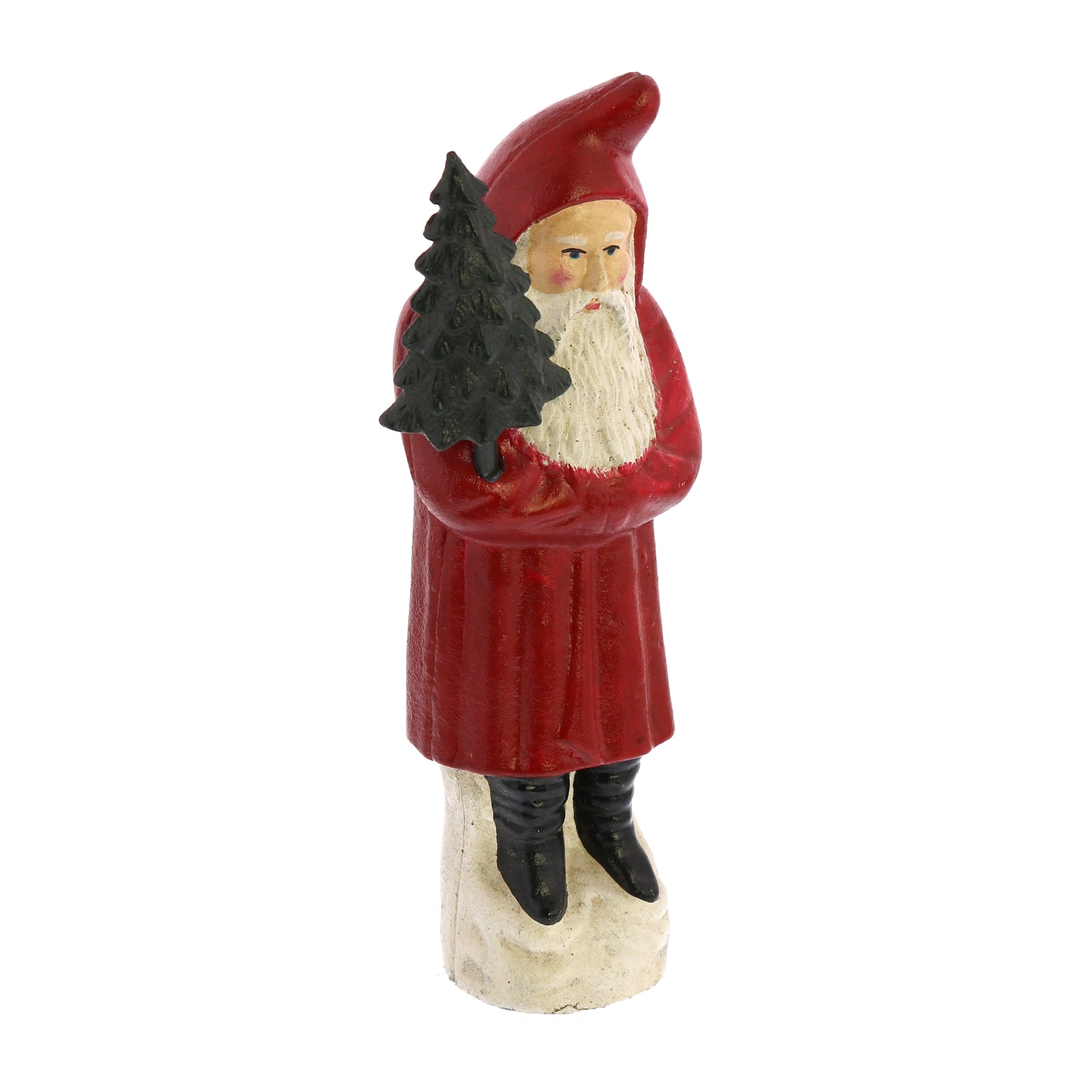 Santa with Tree, Cast Iron - Lrg