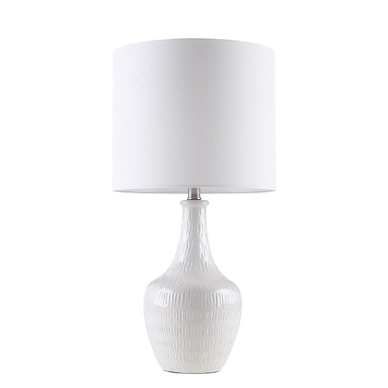 Celine Tap-Control and Dimmable Accent Table Lamp with Power Outlet