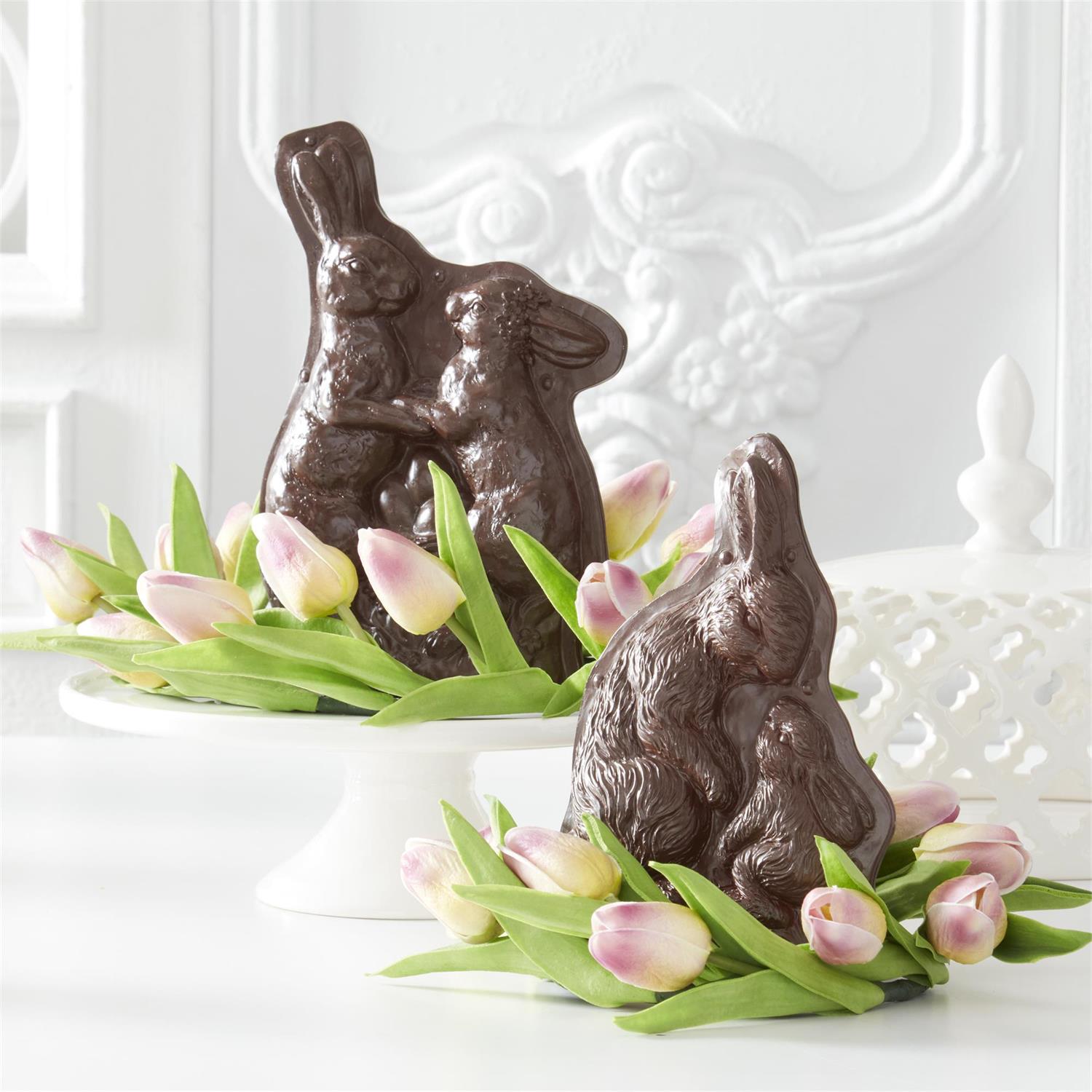 Mother & Baby Bunny Chocolate Mold