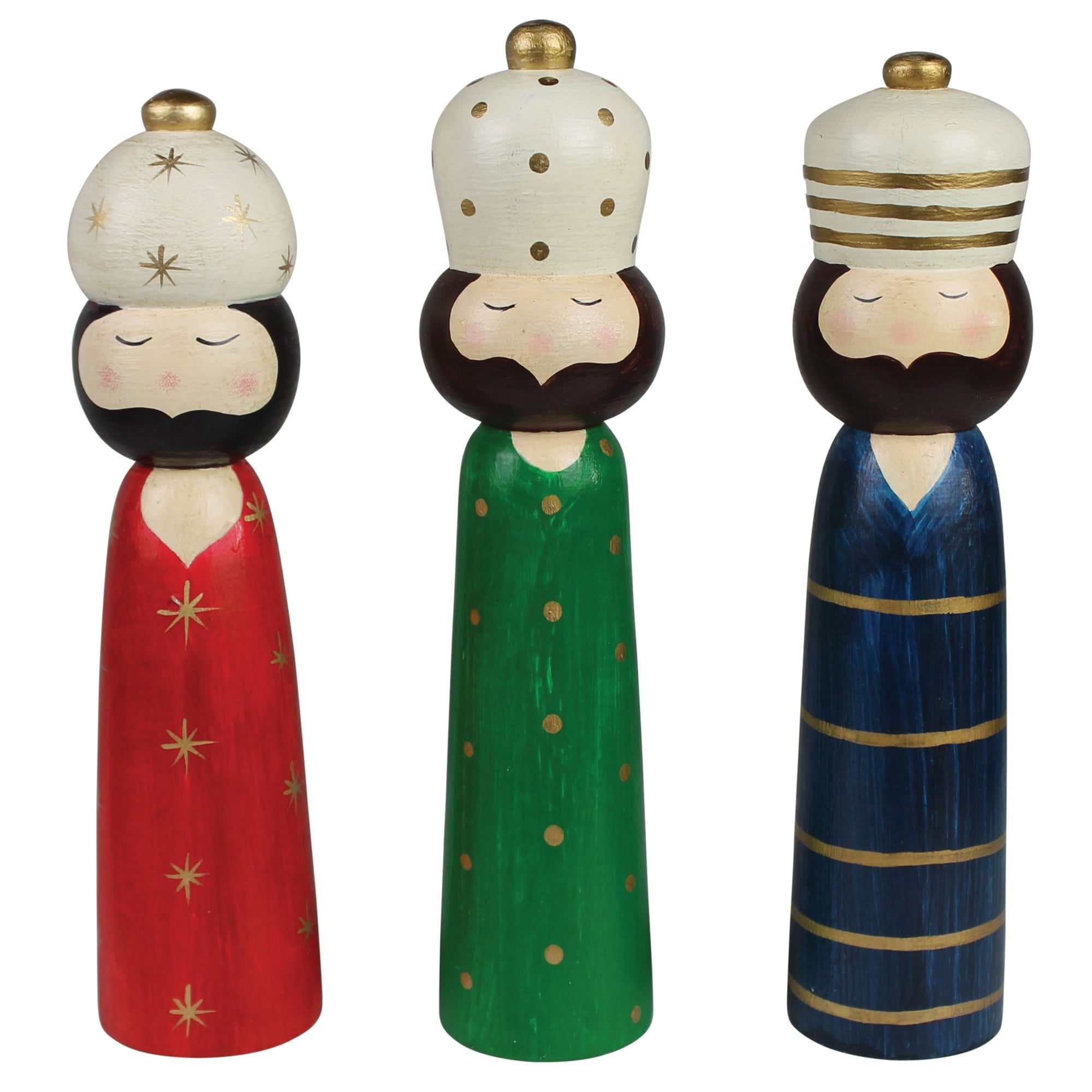 We Three Kings, Wood - Set of 3