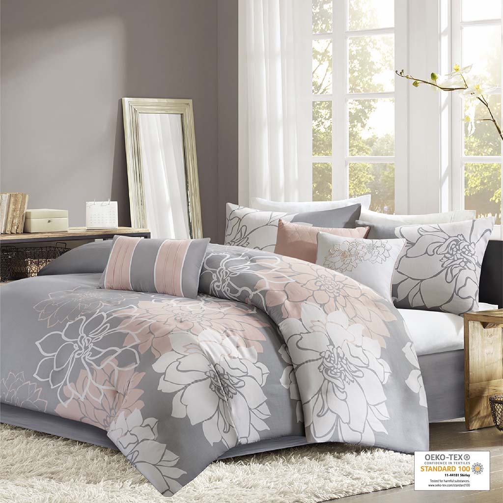 Lola Printed Cotton Sateen Comforter Set