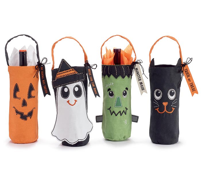 Scary Sweet Character Bottle Bags (S/4)