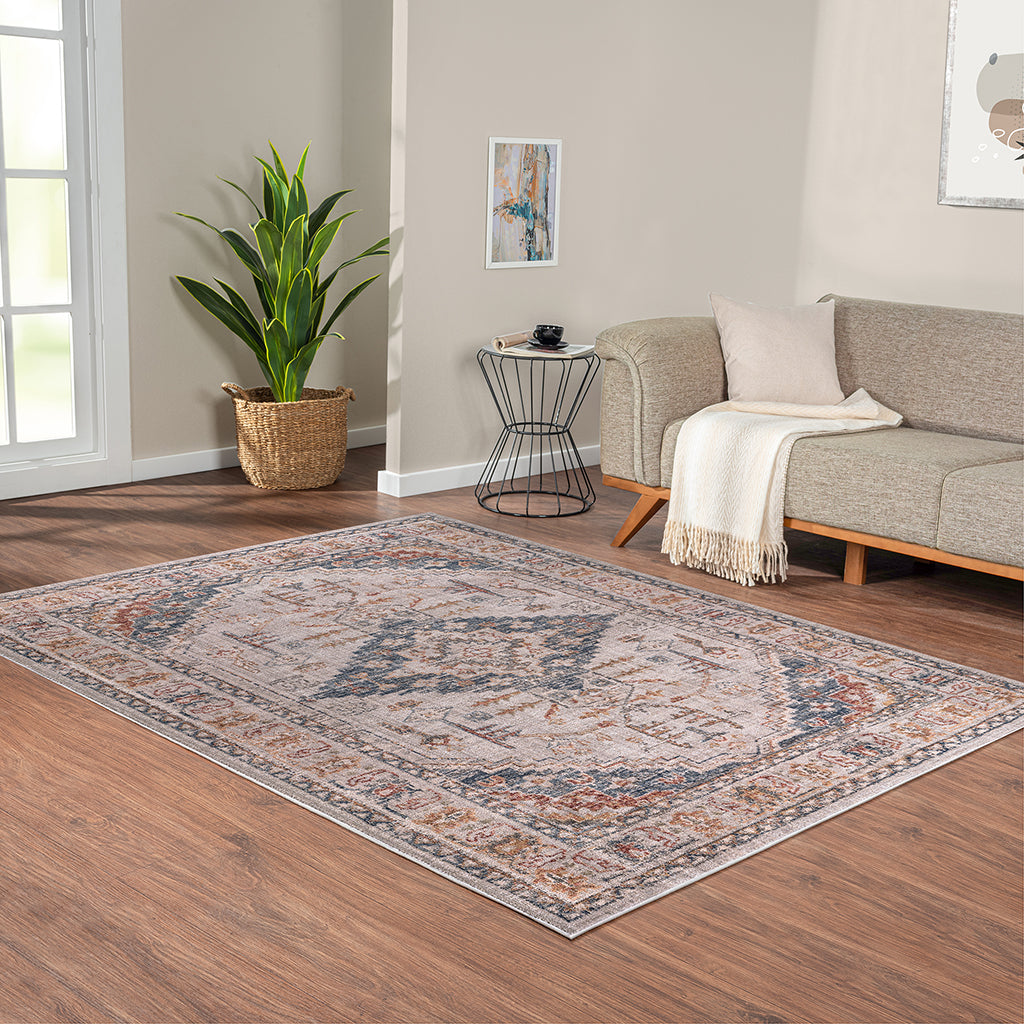 Jasmine Moroccan Bordered Global Woven Area Rug