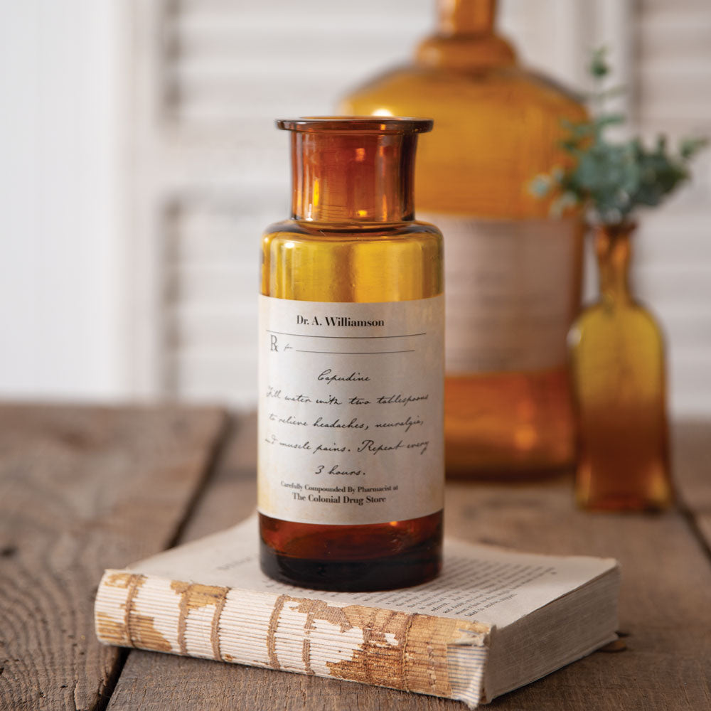 Antique Inspired Apothecary Bottle (S)