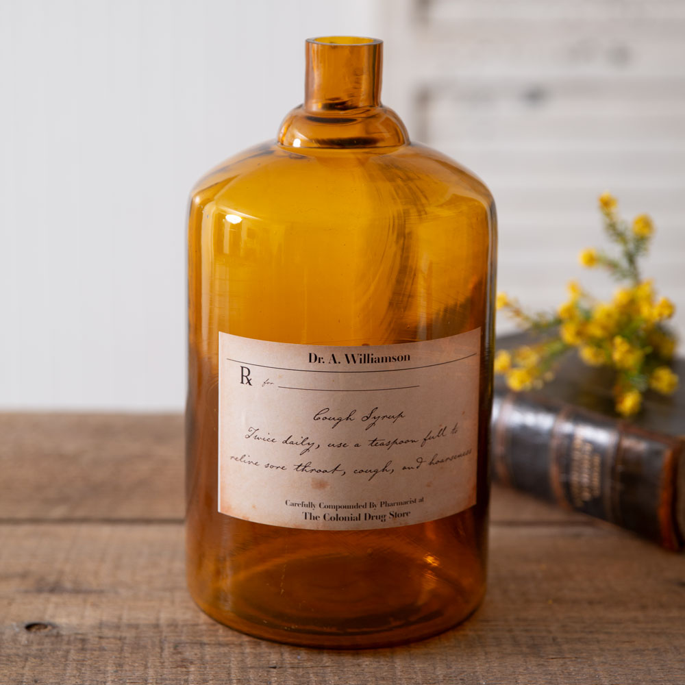 Antique Inspired Apothecary Bottle (L)