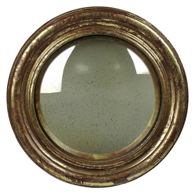 Convex Mirror, Antique Gold - Lrg