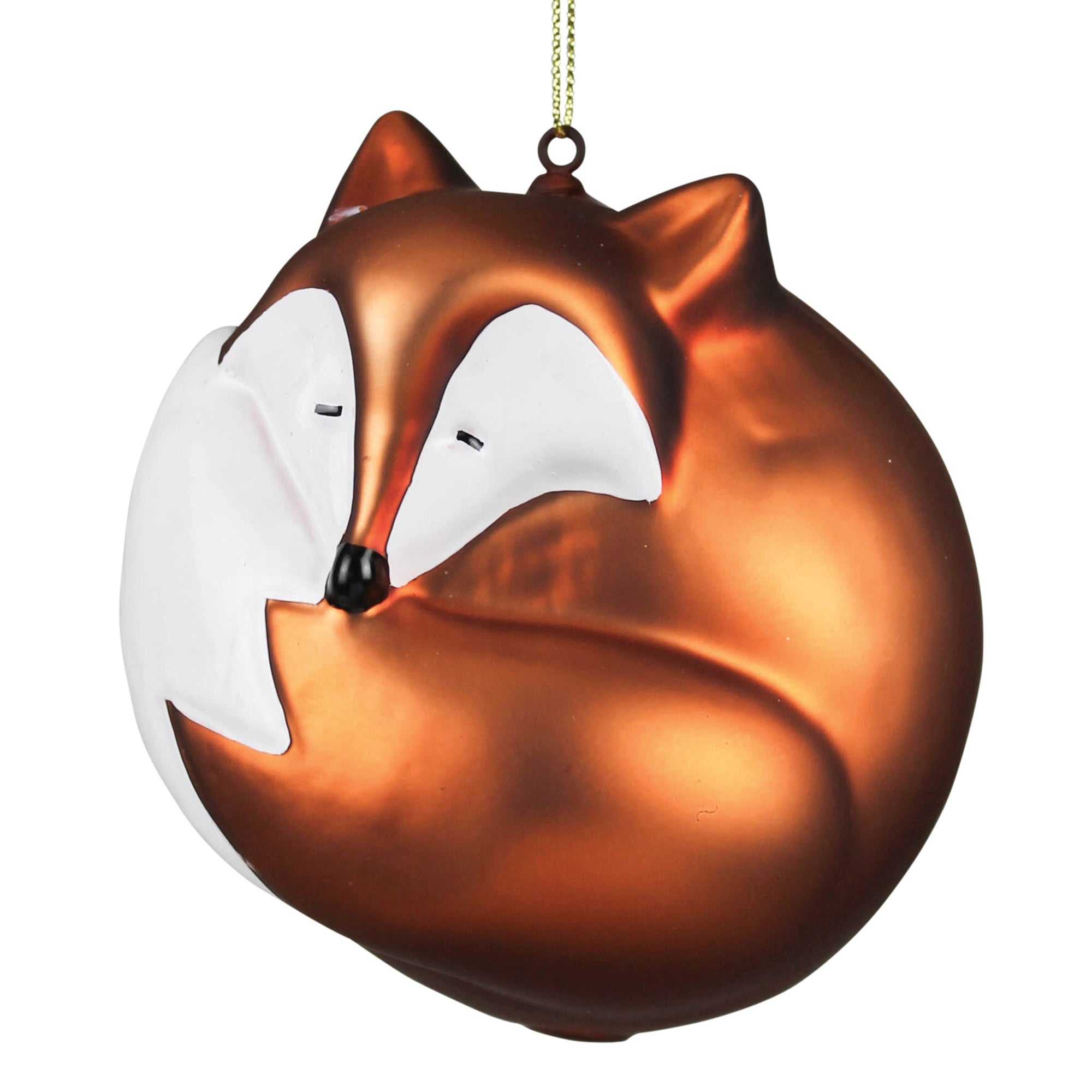 Fox Ornament, Glass