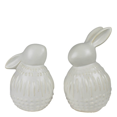 Bunnies, Ceramic - Set of 2