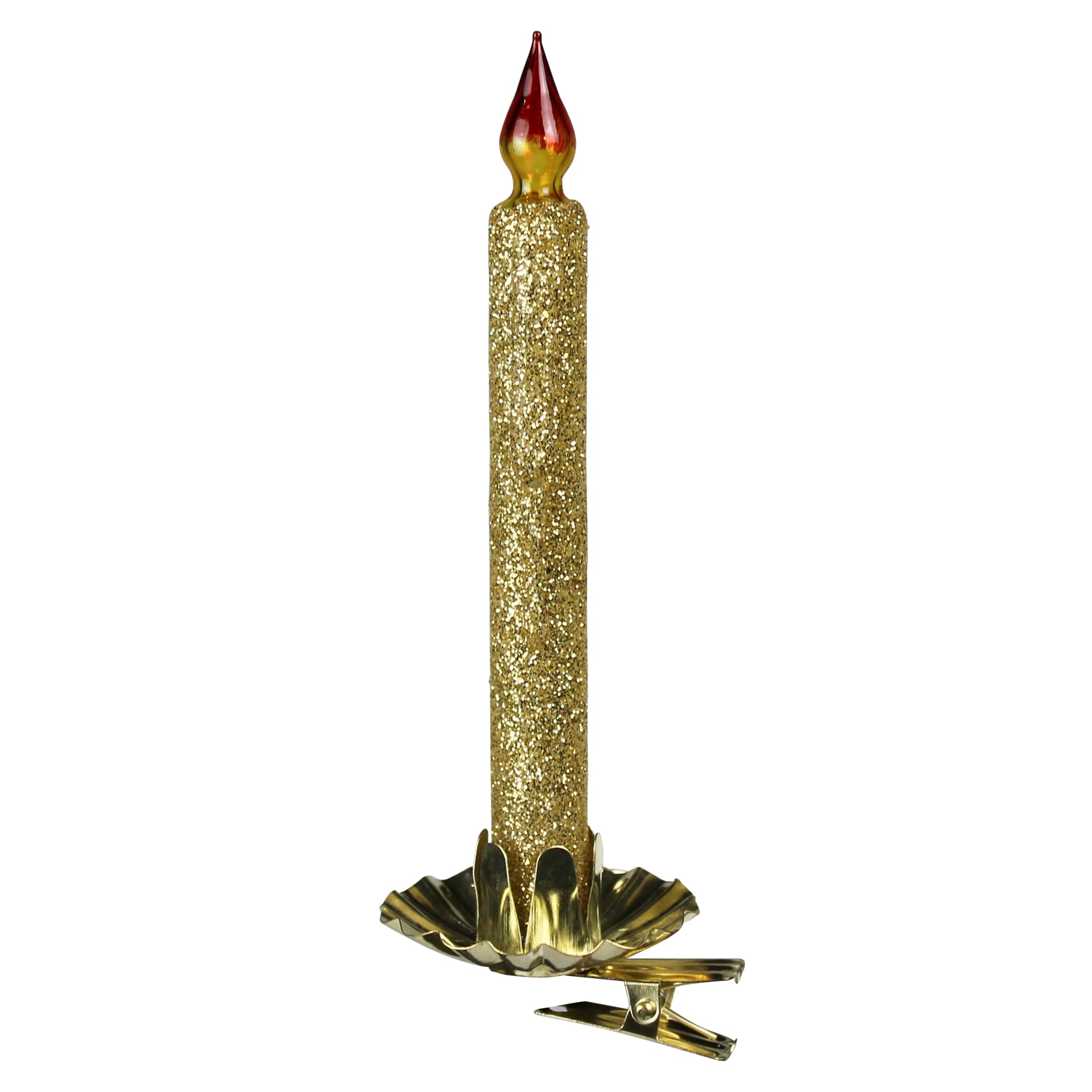 Candle Clip Ornament, Glass