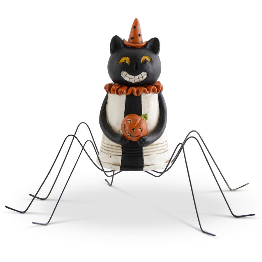 Vintage Halloween Cat Spider