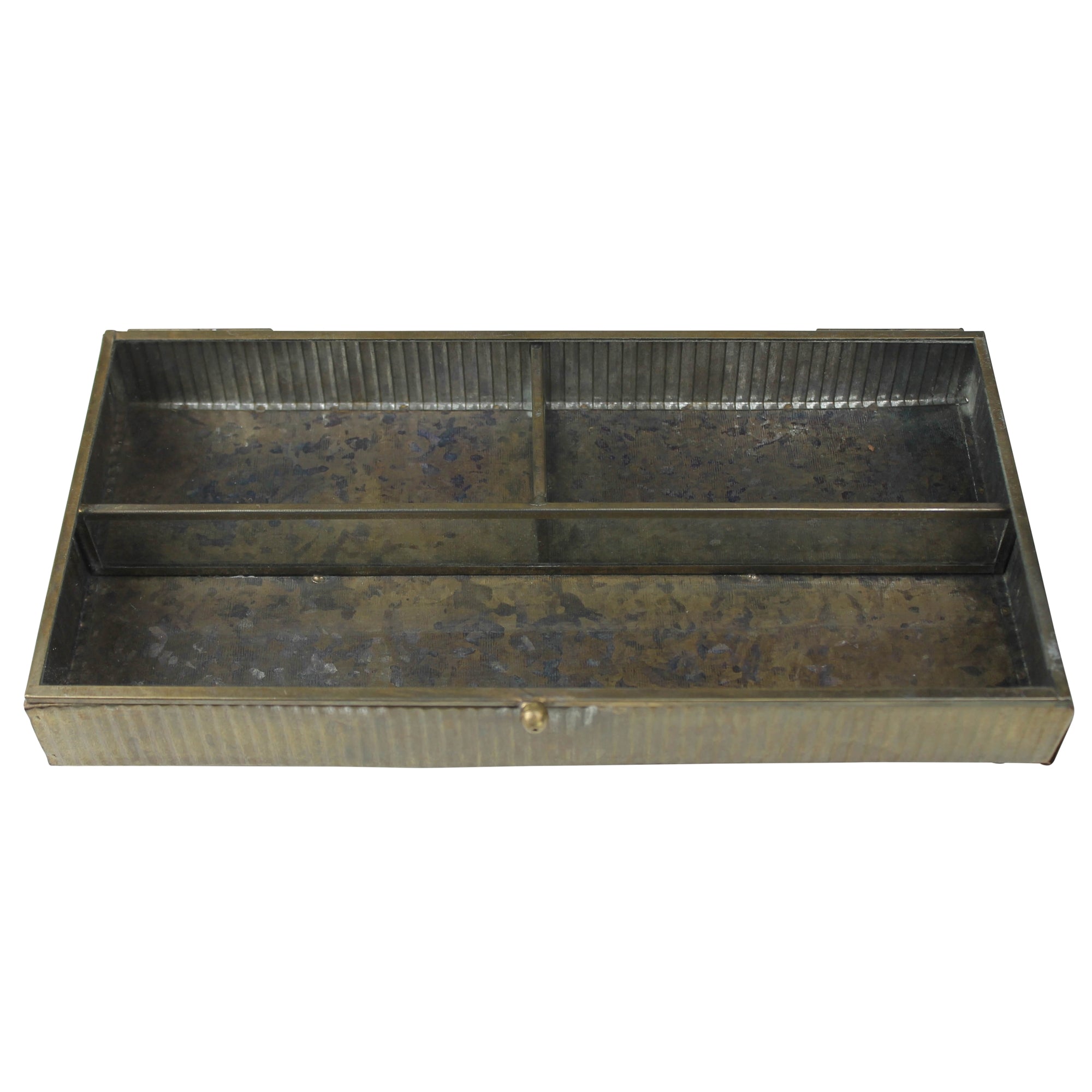 Antique Brass Box (L)