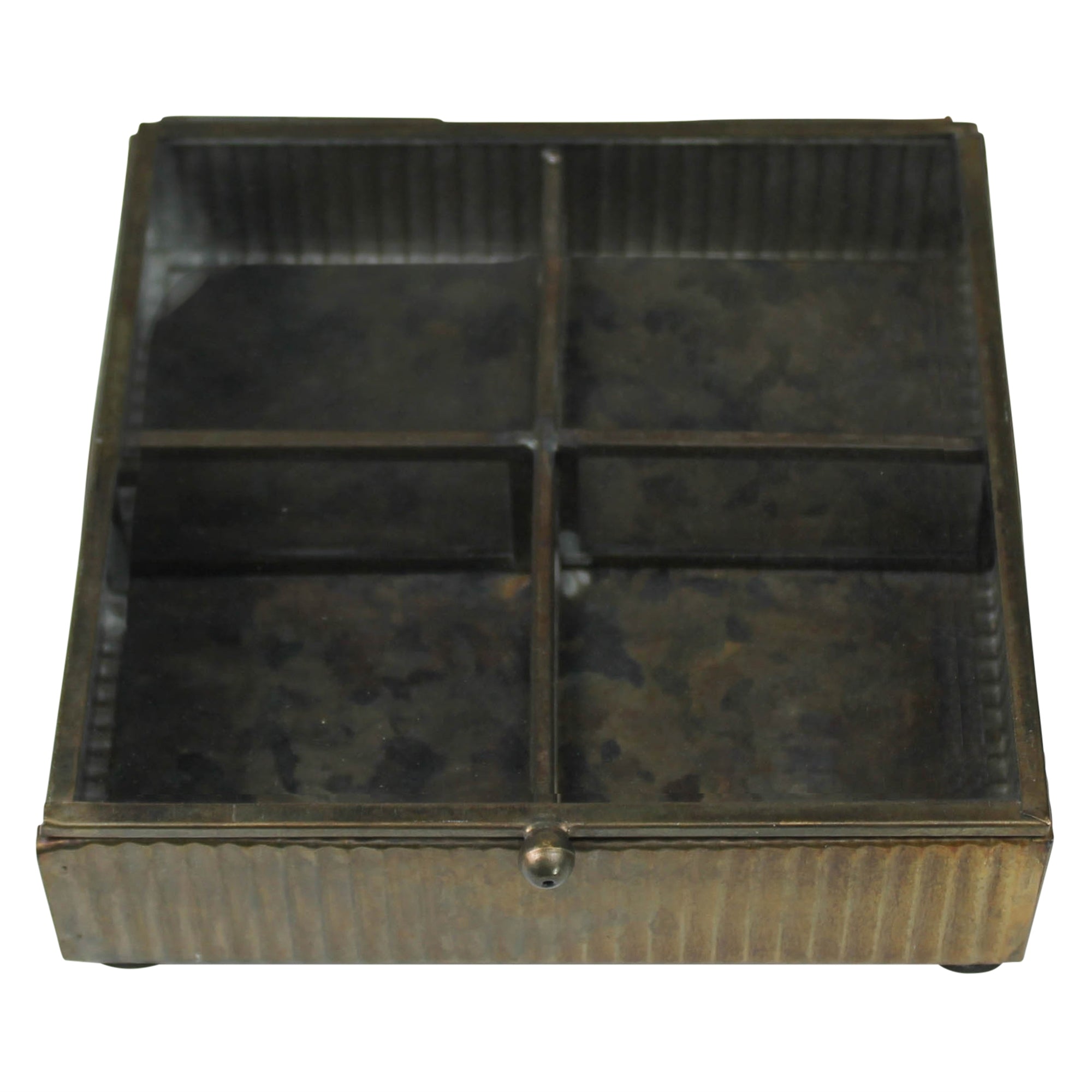 Antique Brass Box Square (S)