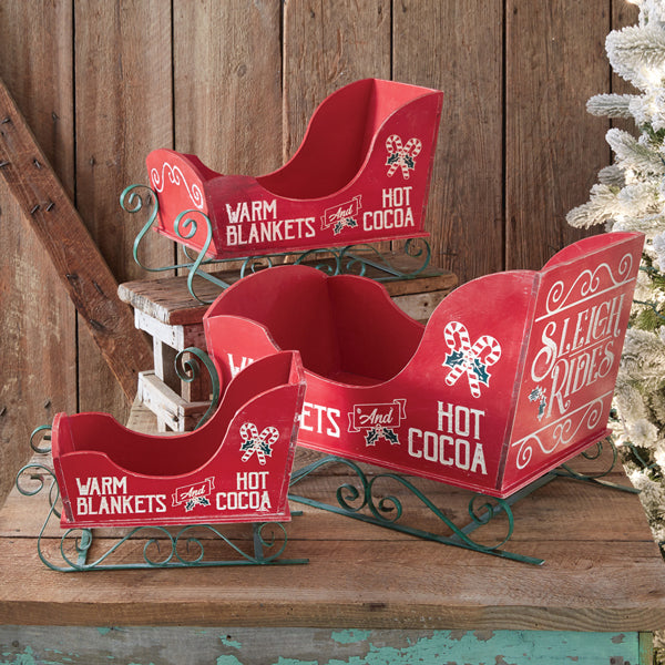 Christmas Sleighs (S/3)