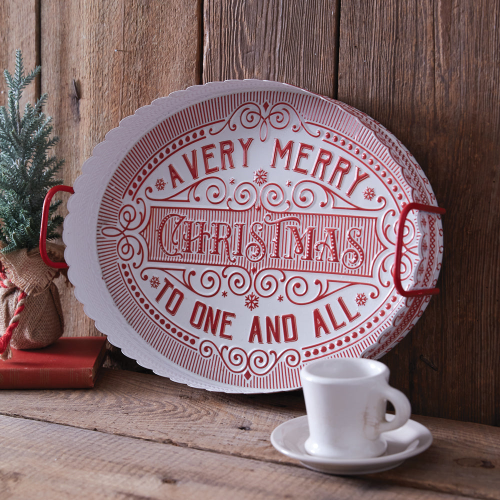 Large Very Merry Christmas Tray