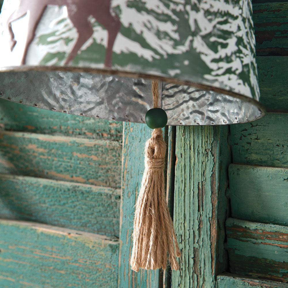 Winter Woodland Holiday Bell