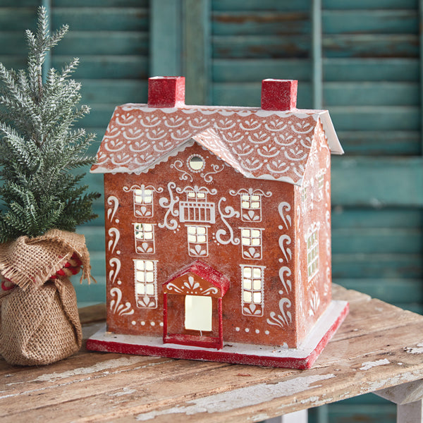 Gingerbread Mansion Luminary