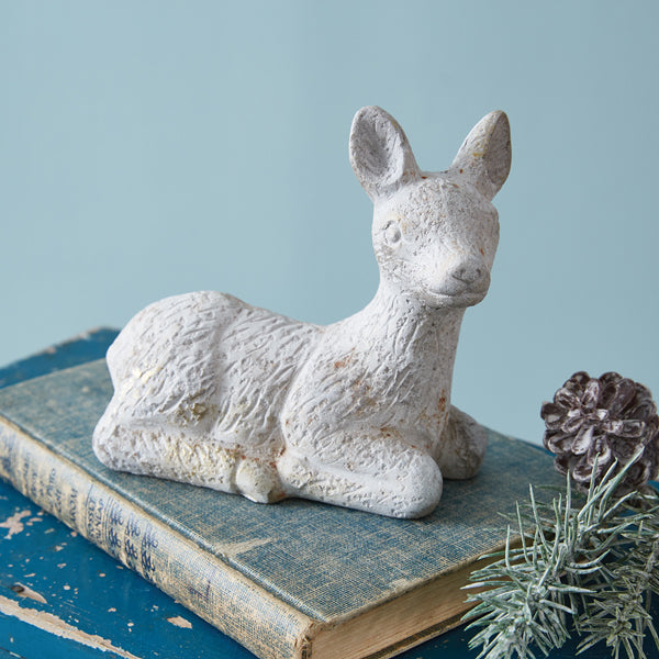 Shabby Chic Fawn Figurine