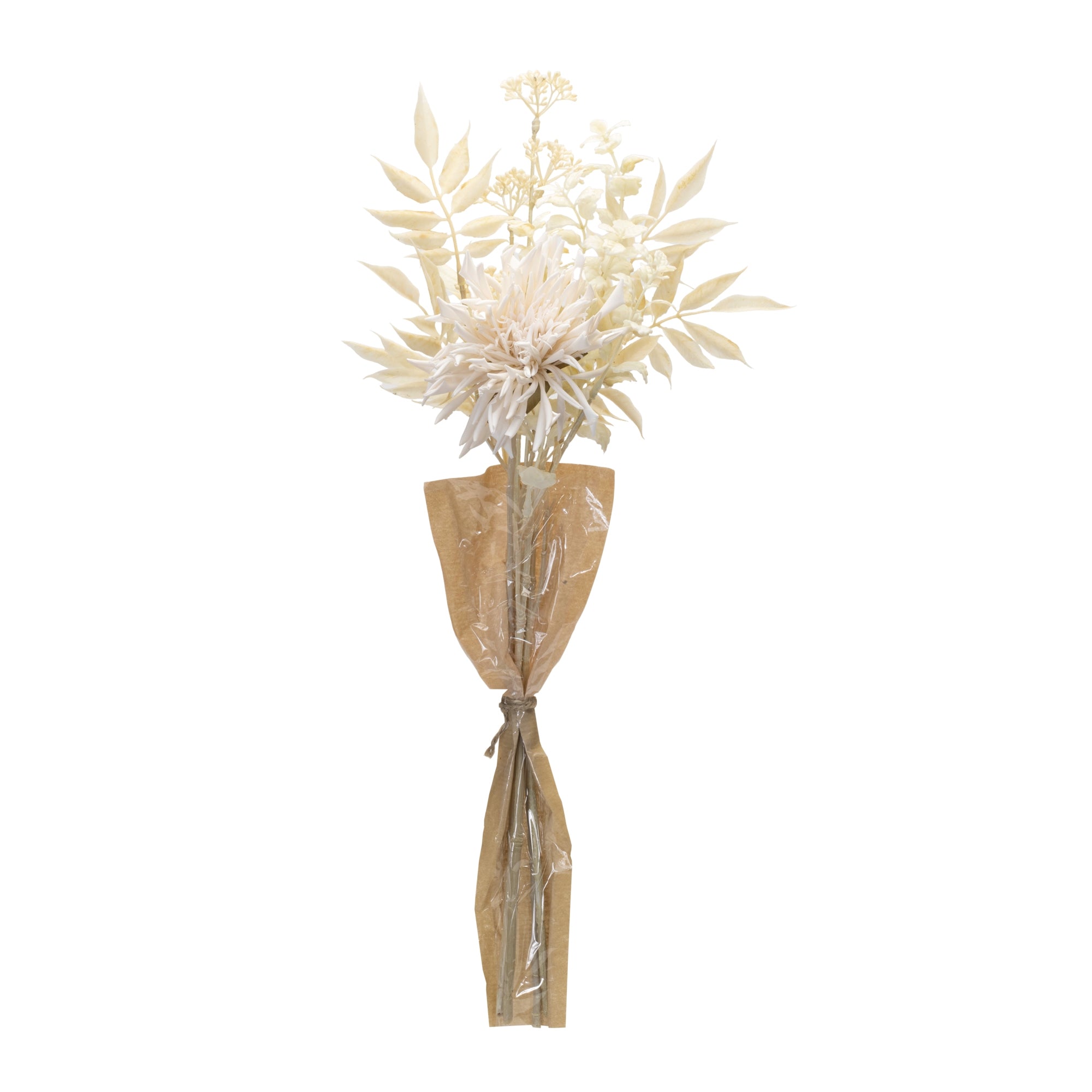 Bleached Chrysanthemum Bouquet (Set of 2)