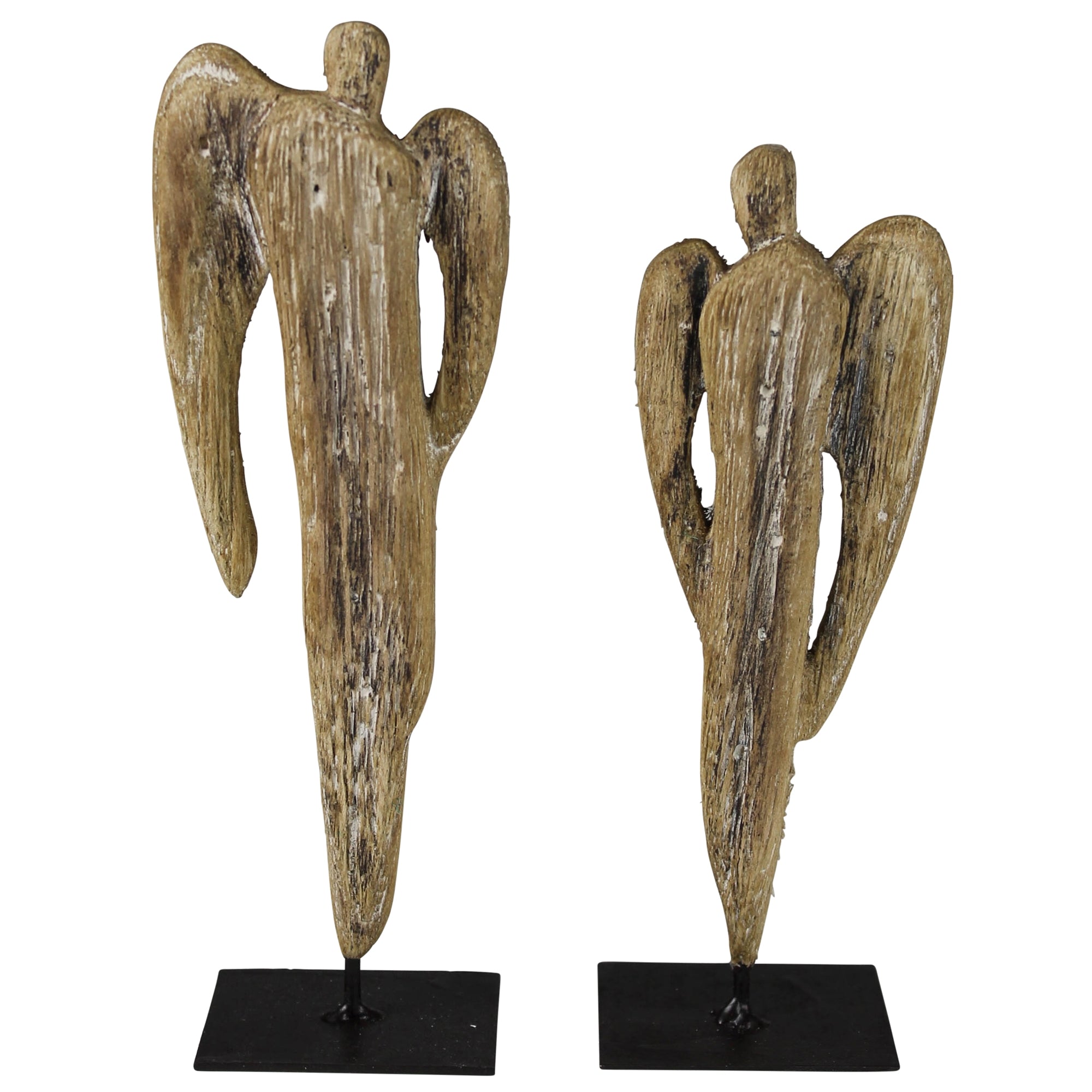 Angels, Wood - Sm, Set of 2