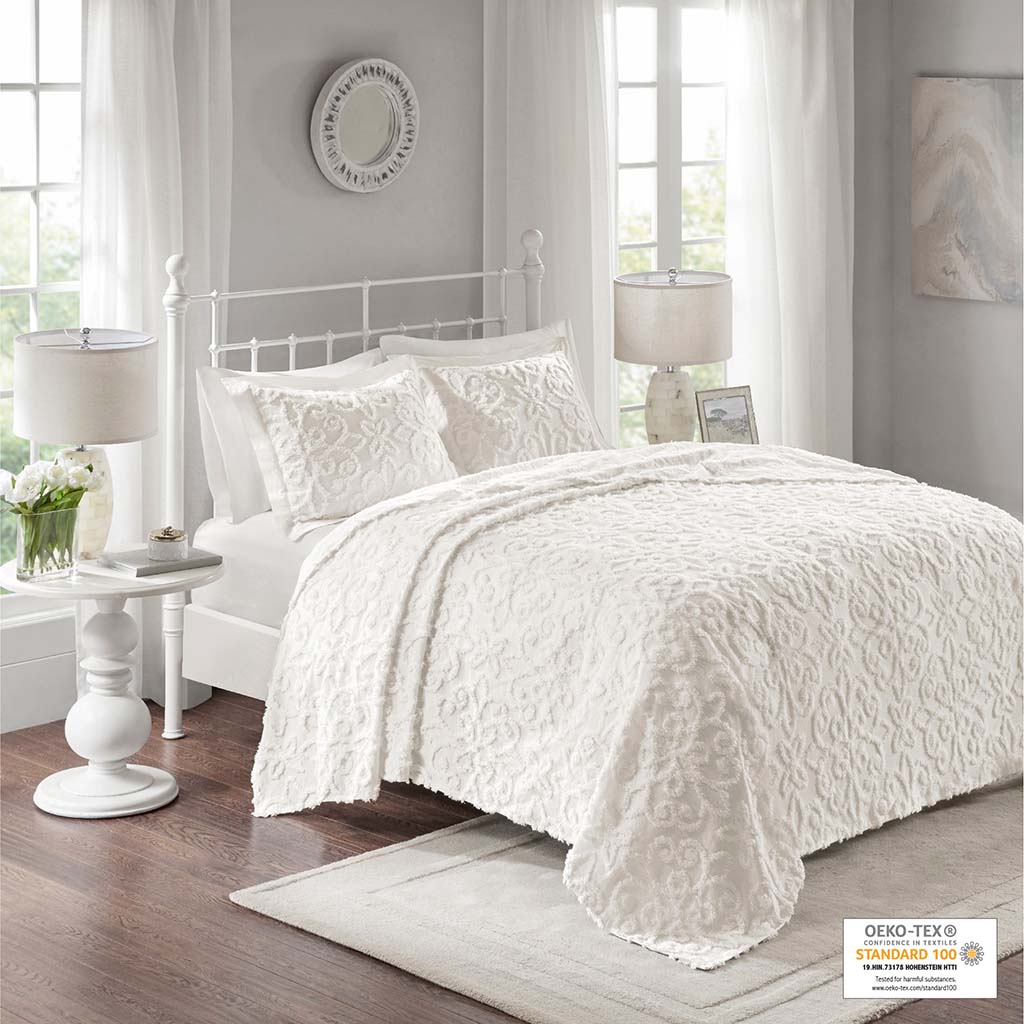Sabrina 5 Piece Tufted Cotton Chenille Daybed Set