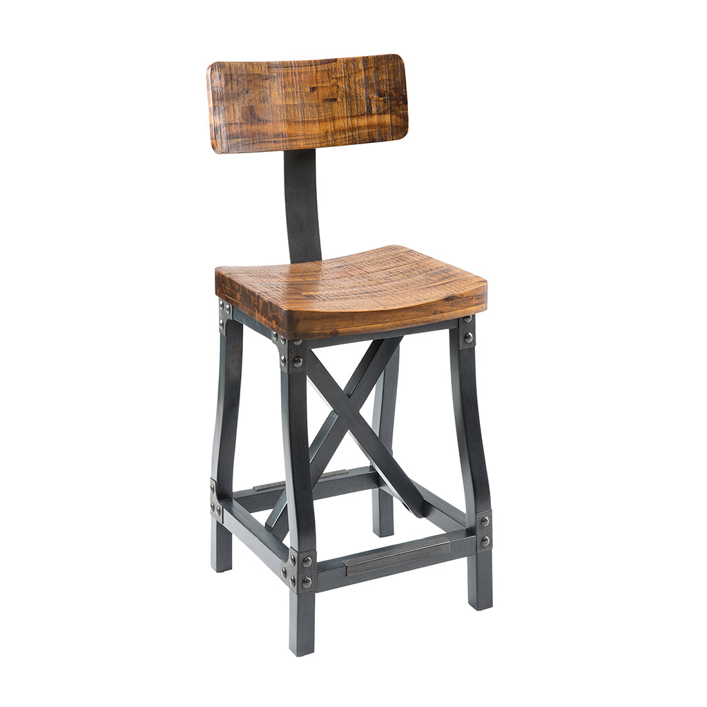 Lancaster Counter Stool with Back