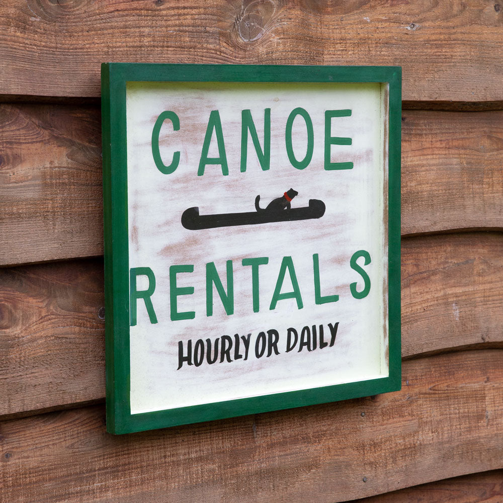 Canoe Rentals Wall Art