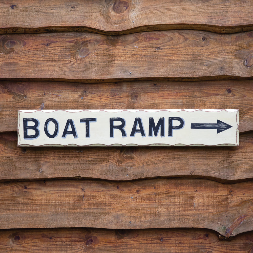 Boat Ramp Wooden Wall Art
