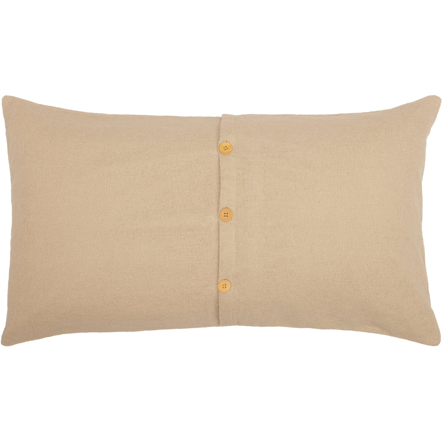 Burlap Vintage King Sham 21x37