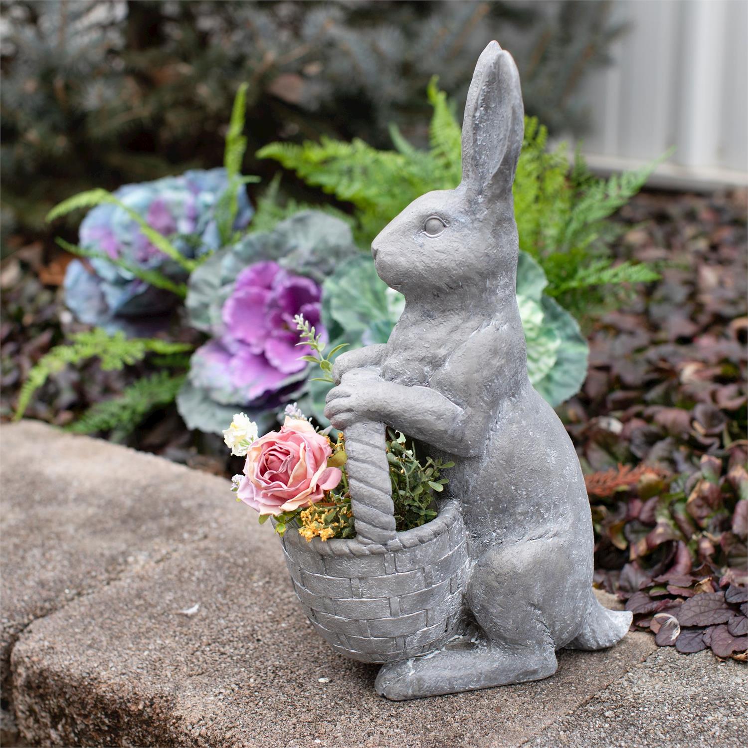 Garden Bunny w/ Basket