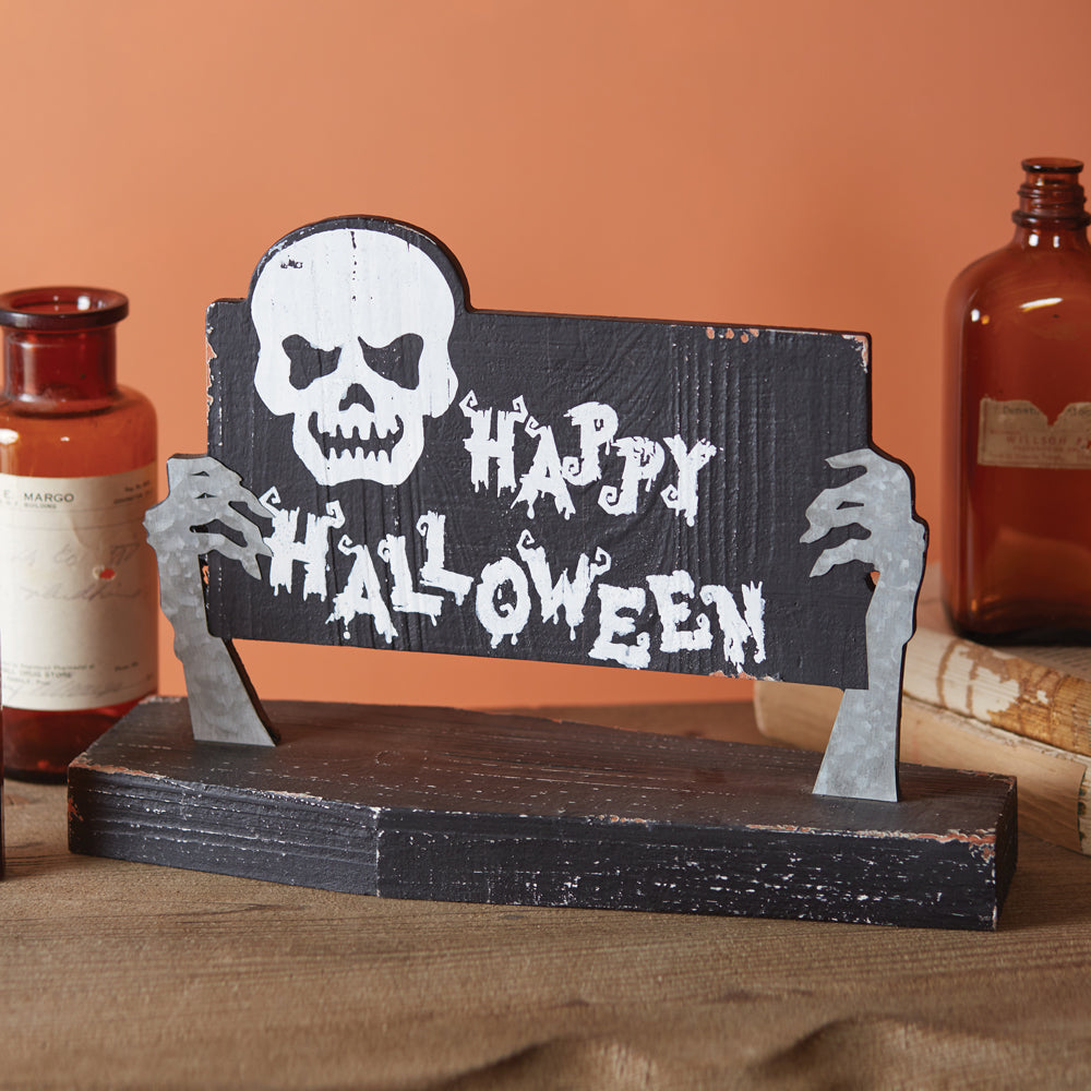 From The Grave Halloween Tabletop Sign
