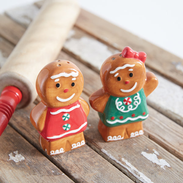 Gingerbread Salt & Pepper Shakers