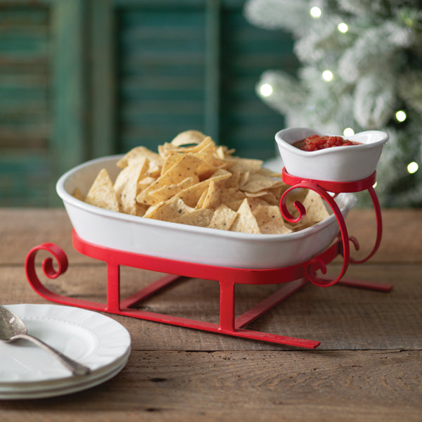 Holiday Sled Party Platter