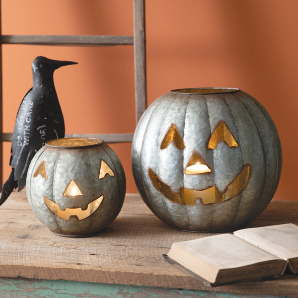 Galvanized Pumpkins (S/2)