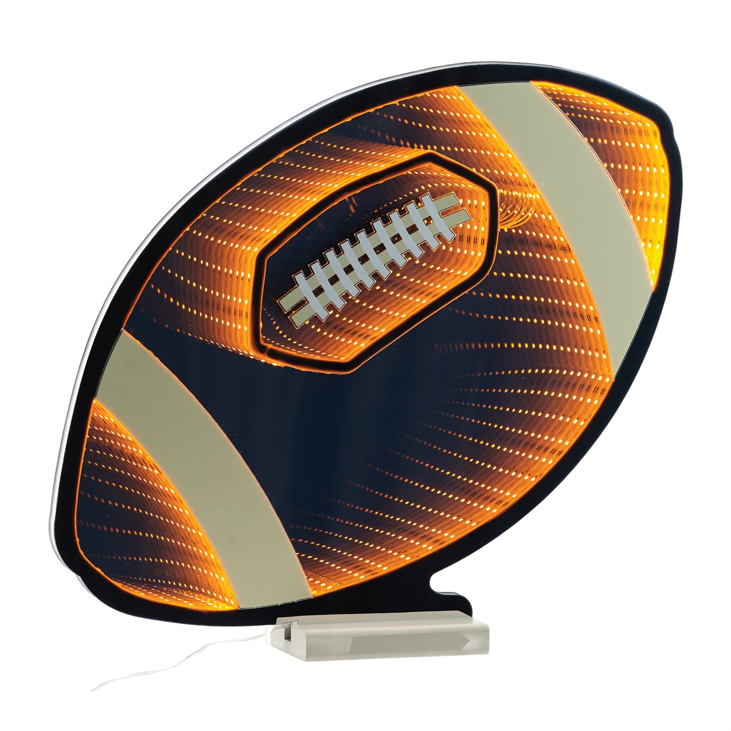 Football Infinity Light 20"L x 13.5"H Acrylic UL Plug