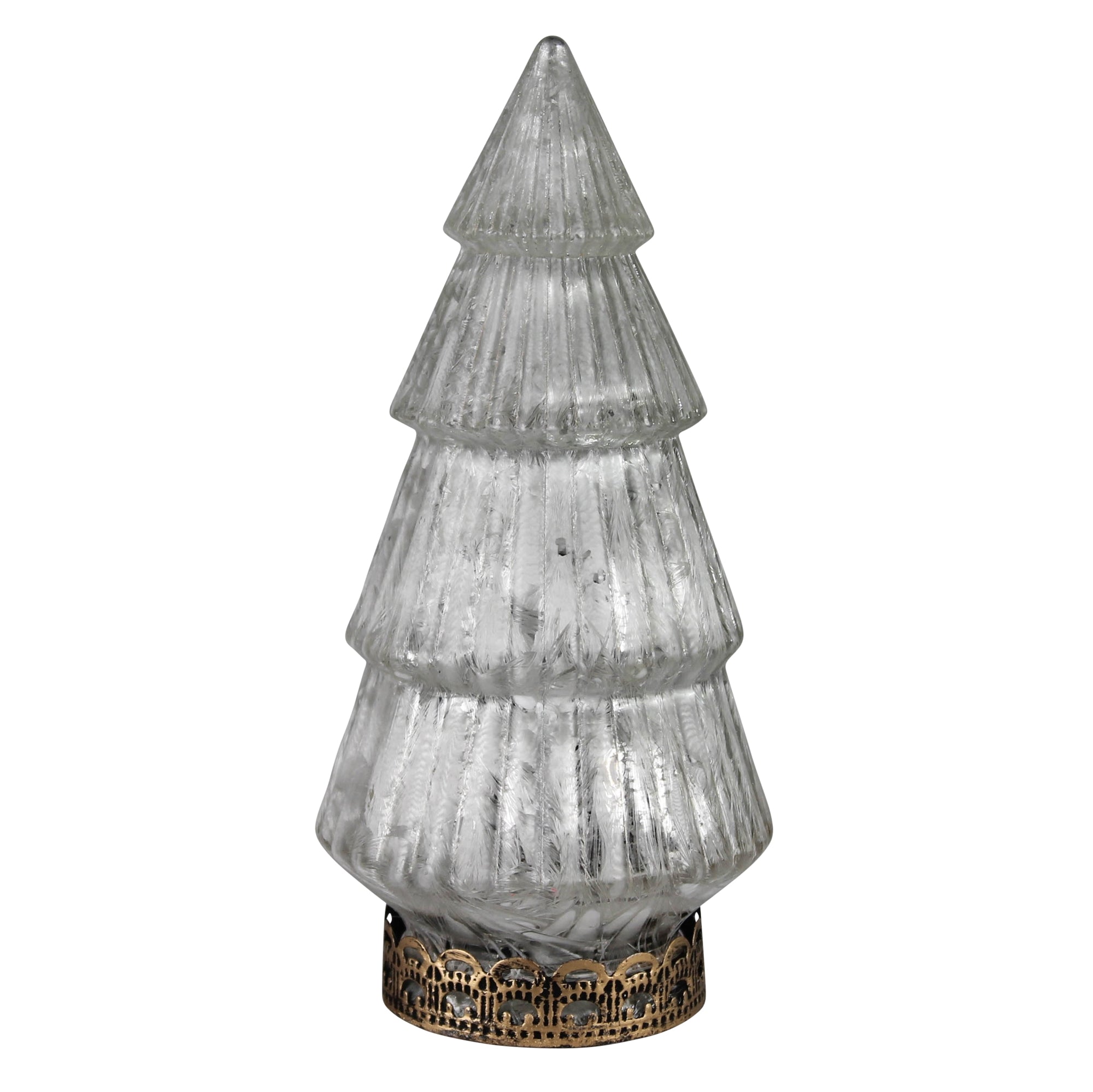 Christmas Tree, Glass, White