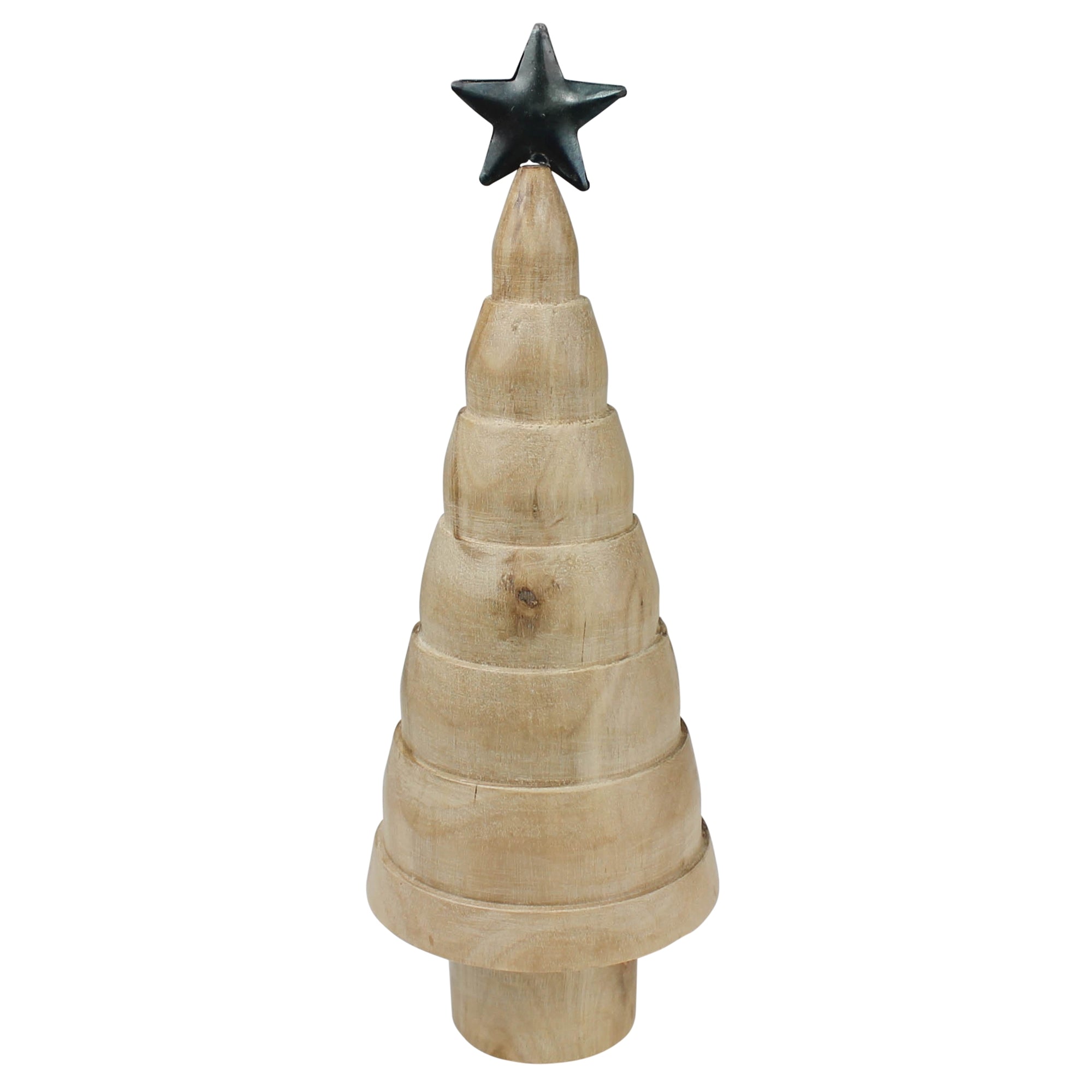 Copenhagen Tree with Star, Wood - Med