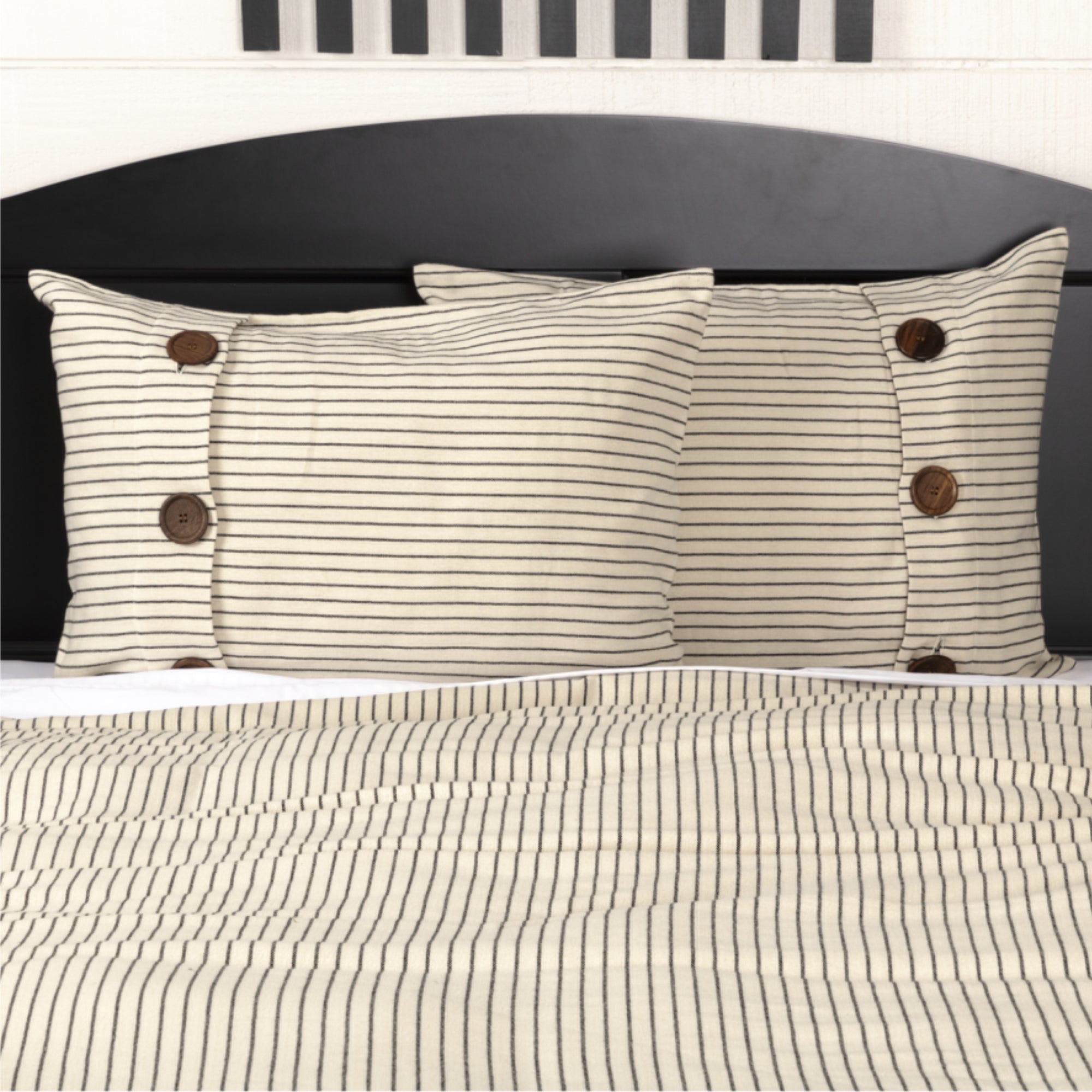 Katie's Vintage Stripe Standard Sham 27Lx21W