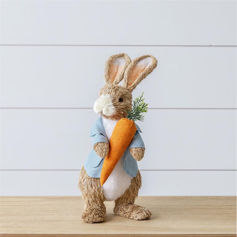 Straw Bunny with Carrot